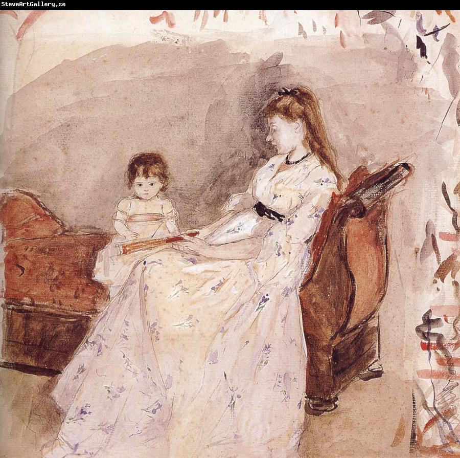 Berthe Morisot Ierma and her daughter
